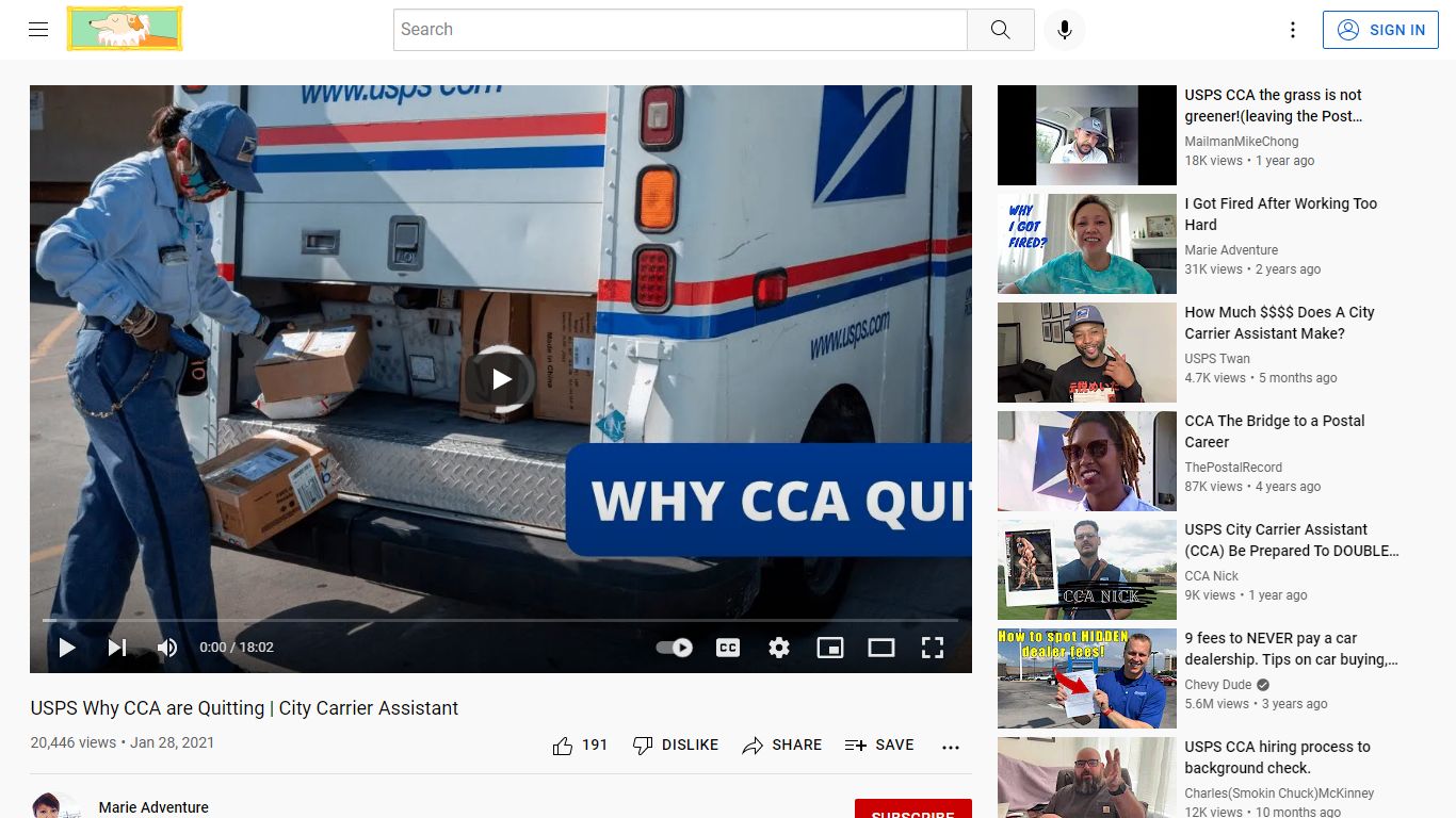 USPS Why CCA are Quitting | City Carrier Assistant - YouTube